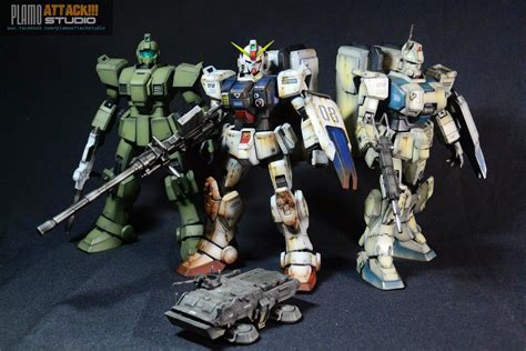 Custom Build: MG 1/100 RX-79[G] Ground Type Gundam (1 of 2 Flat+mud version) - Gundam Kits ...