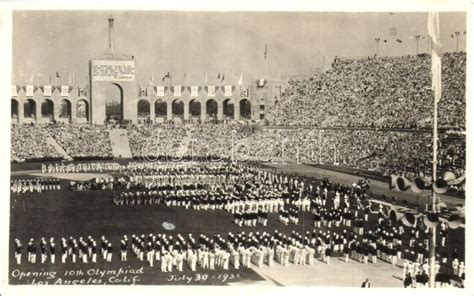 1932 Los Angeles, Opening 10th Olympiad. 1932 Summer Olympics | Darabanth Auctions Co., Ltd.