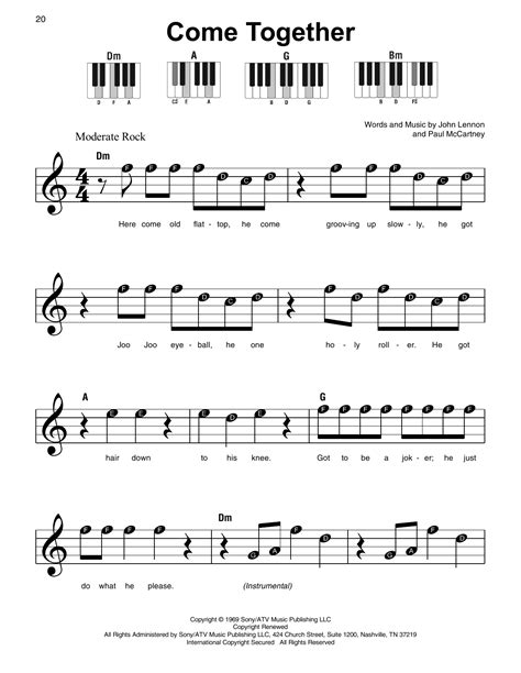 Come Together | Sheet Music Direct