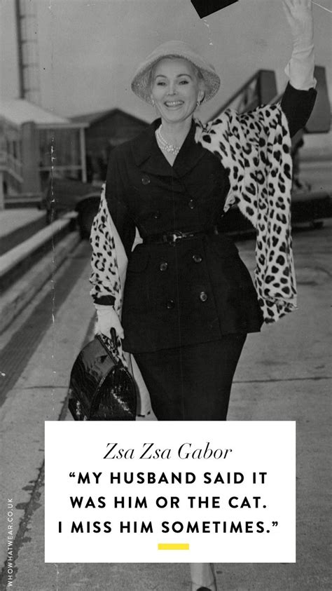 The Best Zsa Zsa Gabor Quotes of All Time | Who What Wear