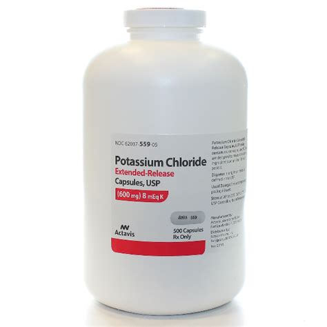 POTASSIUM CHLORIDE ER 8MEQ - RX Products