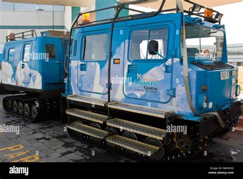 Hagglund ride, International Antarctic Centre, Christchurch, New Zealand Stock Photo - Alamy