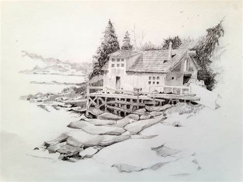 Pin by Chunryang Chung on Landscape Drawing In Pencil | Landscape drawings, Landscape pencil ...