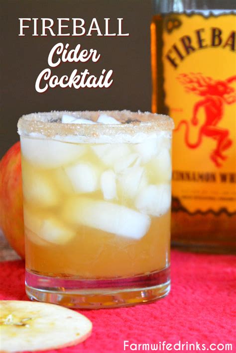 Fireball Cider Cocktail - The Farmwife Drinks