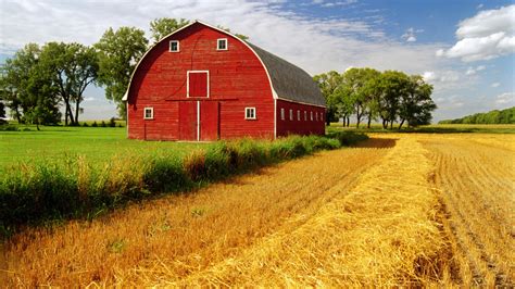 Download Man Made Barn HD Wallpaper