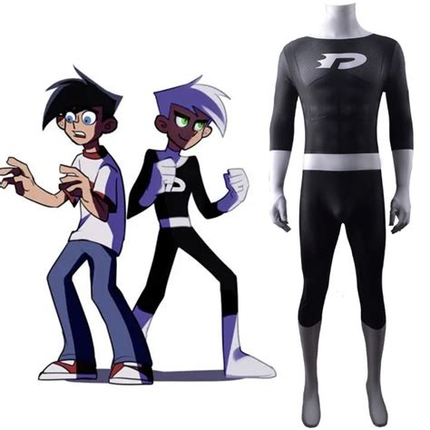 Halloween Costume Animation Danny Phantom Ghost Sweep Cos Costume ...