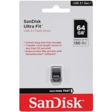 SanDisk Ultra Fit Usb 3.1 Flash Drive - 64GB | Konga Online Shopping