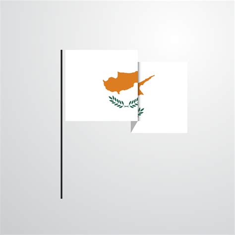 Cyprus waving Flag design vector 14385233 Vector Art at Vecteezy