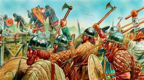 Ango Saxons v. Viking invaders | Viking battle, Historical warriors, Viking art