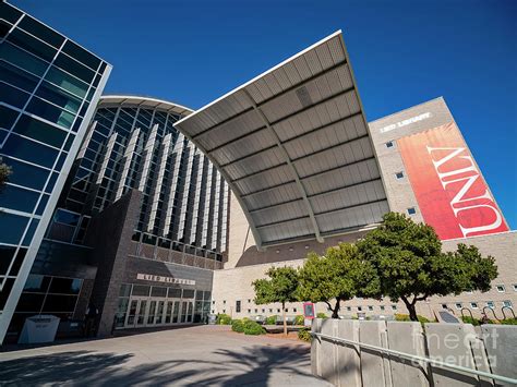 Exterior view of the UNLV Lied Library Photograph by Chon Kit Leong ...