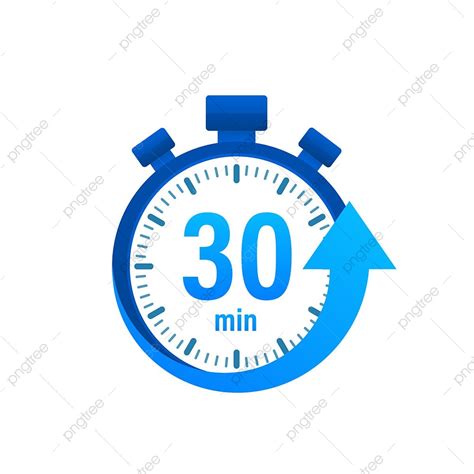 Stopwatch Timer Clipart Vector, The 30 Minutes Timer Stopwatch, Stopwatch, Number, Office PNG ...