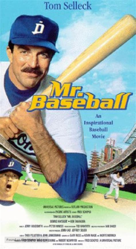 Mr. Baseball (1992) vhs movie cover