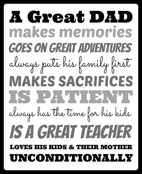 Words to Describe the Best Dad