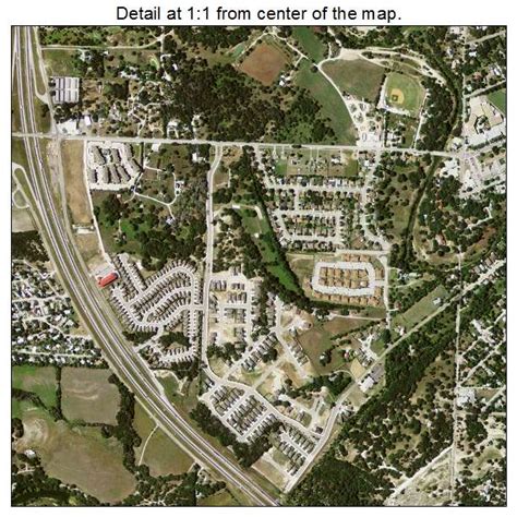 Aerial Photography Map of Boerne, TX Texas