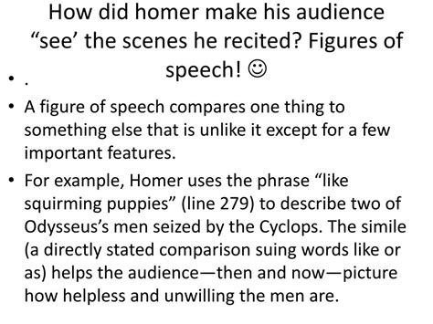 PPT - Homeric Simile also called Epic Simile PowerPoint Presentation ...