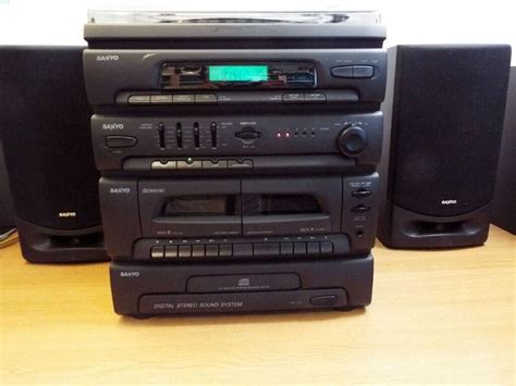 Sanyo DC-X850 Hi Fi Stereo System Turntable, Cassette, Radio,CD , Graphic, Speakers. | in ...