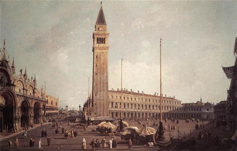 Piazza San Marco: Looking South West, c.1757 - Canaletto - WikiArt.org