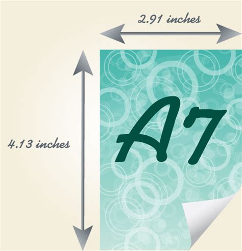 A7 Paper Size | All informations about A7 sheet of paper