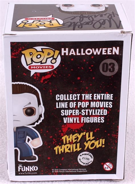 Tony Moran Signed "Michael Myers" Funko Pop Vinyl Figure Inscribed "Michael Myers" & "H1 ...