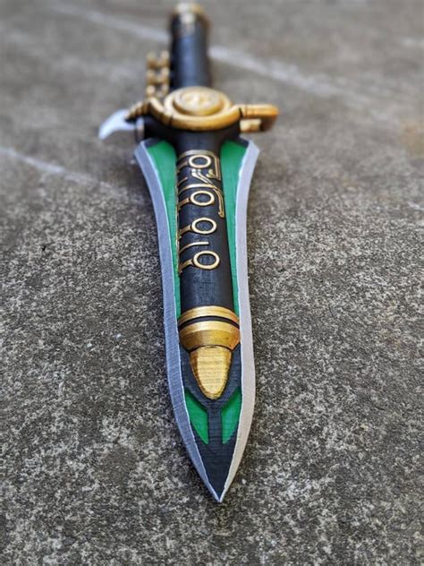 Green Dragon Dagger Green Ranger : 3D Printed Power Rangers - Etsy