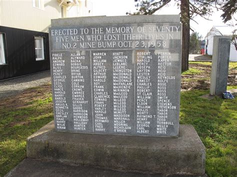 Springhill Coal Mine Memorial - No. 2 Mine Bump of 1958 | Flickr