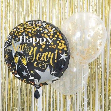 New Years Party Balloons and Accessories | Partyrama.co.uk