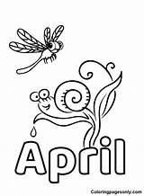 April Coloring Pages Printable For Free Download sketch template