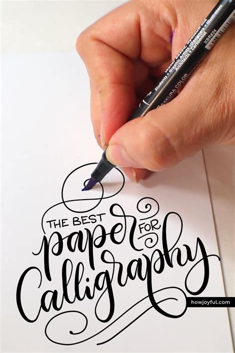 Calligraphy paper: The best ones for practice & final projects (in 2021)