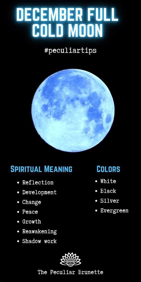 December Full Moon - Spiritual Meaning, Correspondences, and Rituals - [Video] | December full ...