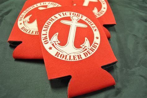 Anchor Logo Koozie : TWISTER CITY ROLLER DERBY