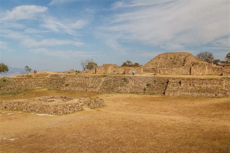 Ruins of the Zapotec Pre-hispanic City Monte Alban, Oaxaca Stock Image - Image of damaged ...