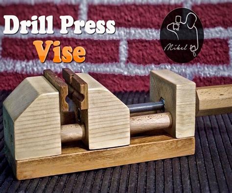 Drill Press Vise, Homemade | Drill press vise, Drill press, Woodworking ...