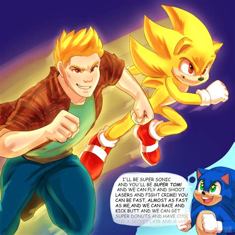 Donuts and Sushi — If Tom hurries, he can lecture Sonic about... | Sonic, Sonic fan characters ...