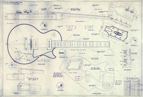 Les Paul schematic | Guitar building, Custom electric guitars, Guitar design