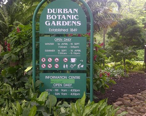 B17 Durban Botanic Gardens - Durban Routes