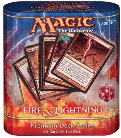 Magic The Gathering Premium Deck Series Fire and Lightning Fire Lightning Premium Deck Sealed ...