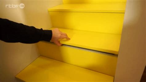 Fine 12 Modern Minimalist Bedroom Design and Makeover Ideas for you HomeMakeover | Yellow stairs ...