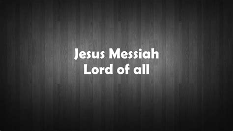 Jesus Messiah - Maranatha Music - YouTube