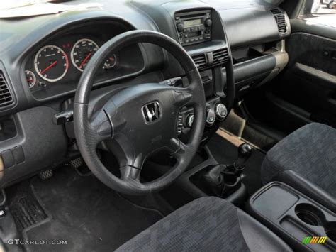 Black Interior 2004 Honda CR-V LX 4WD Photo #50457695 | GTCarLot.com