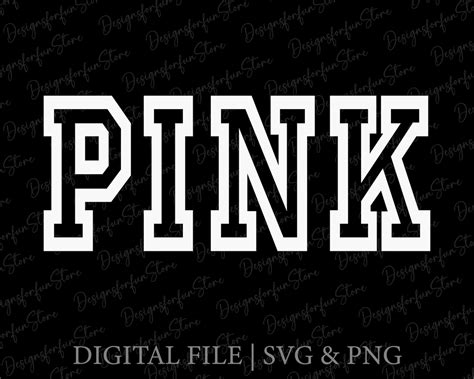 Vs Pink Svg Vs Pink Logo Svg Pink Logo Svg Digital - Etsy