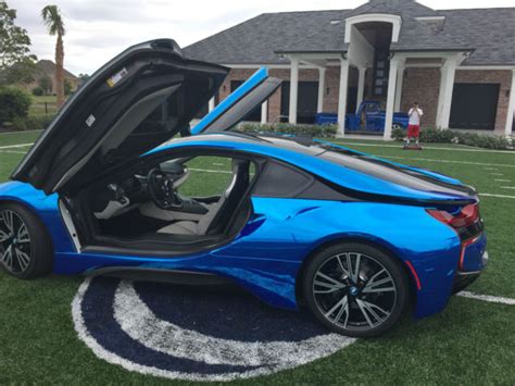 2015 BMW i8 Chrome Blue Wrapped!!!