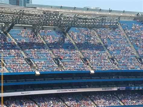 Rogers Centre 500 Level Down the Line - Baseball Seating - RateYourSeats.com