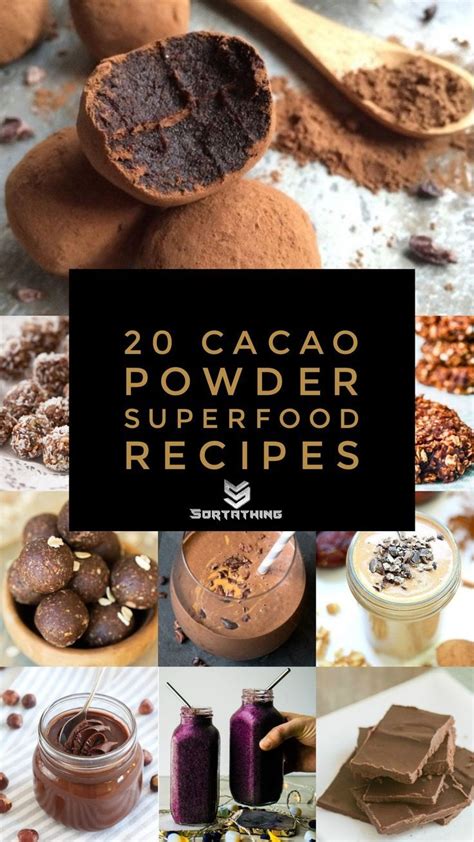 20 Cacao Powder Superfood Recipes You Will Love - Sortathing Food ...