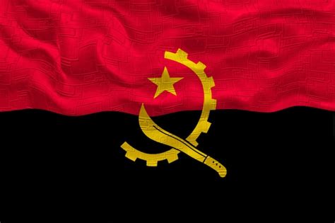 Premium Photo | National flag of Angola Background with flag of Angola