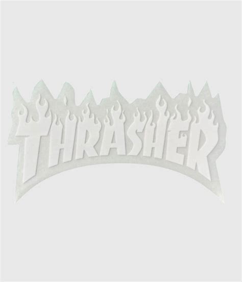 Thrasher Skateboard Magazine Flame Logo Sticker 3" – Lariatt