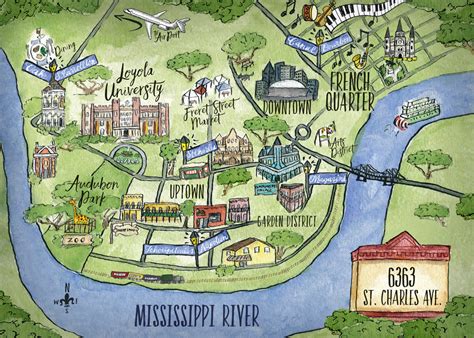 New Orleans Tourist Map: Your Ultimate Guide To Exploring The City - Map Of The Usa