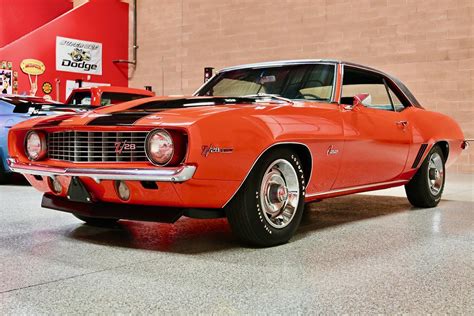 1969 Chevrolet Camaro Z28 302 Dz Hugger Orange #'s Matching Beautifully ...