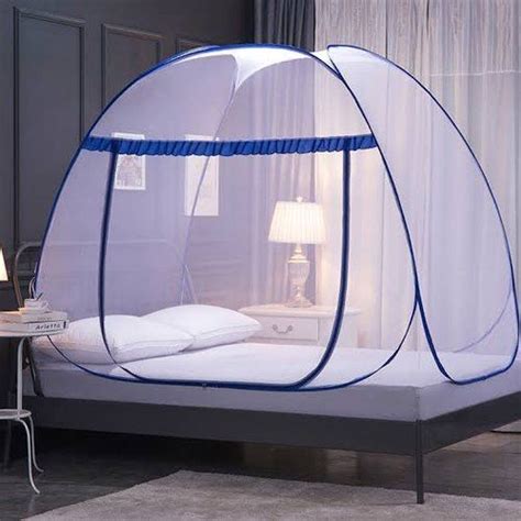 Foldable Mosquito Net For Double Bed With Cotton Materials, Washable ...