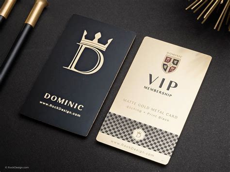 Logo + Business Card Design Service | RockDesign Luxury Business Card ...