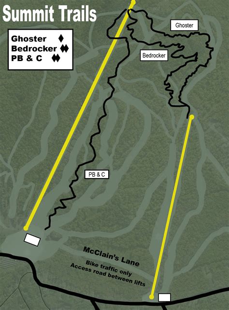 Trail Map – Bike Park - Mt. Abram